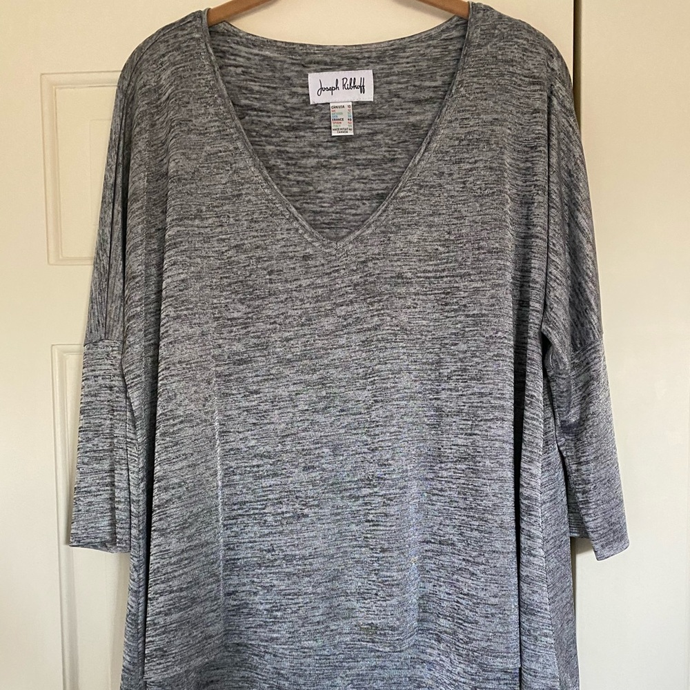 Ribkoff Heather grey tunic EUC